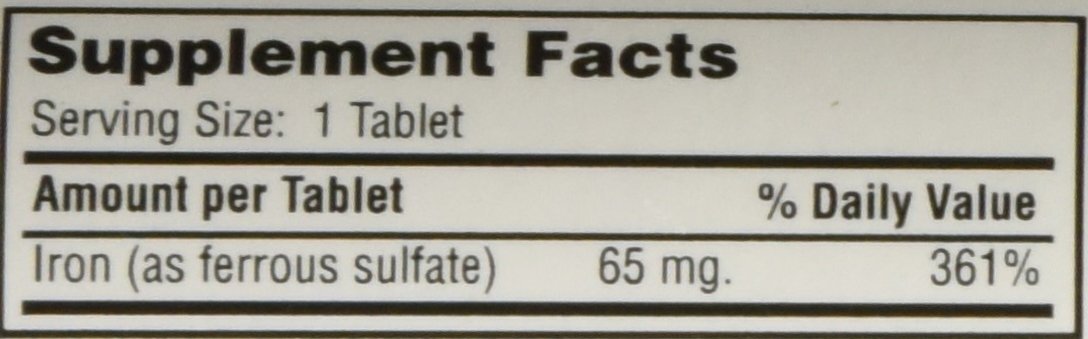 Major Ferosul Ferrous Sulfate 325Mg Red Tablets 100 Each