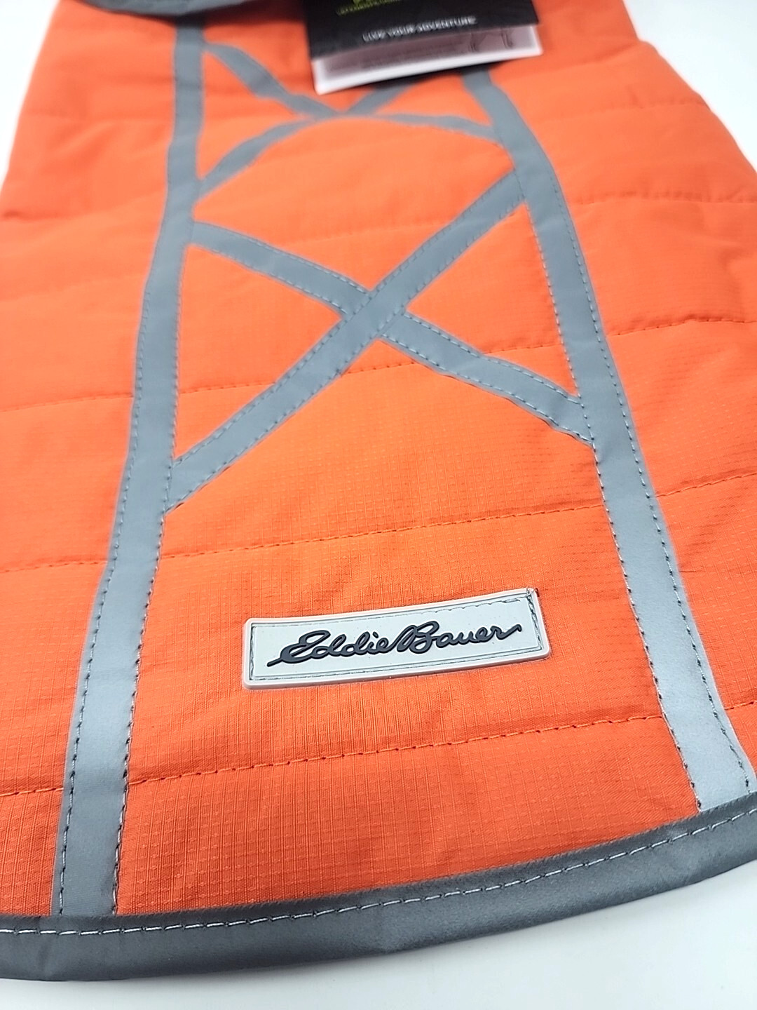 NWT Eddie Bauer Pet Apparel DOG Jacket Fleece Cold Winter Coat MEDIUM 20-35lbs.