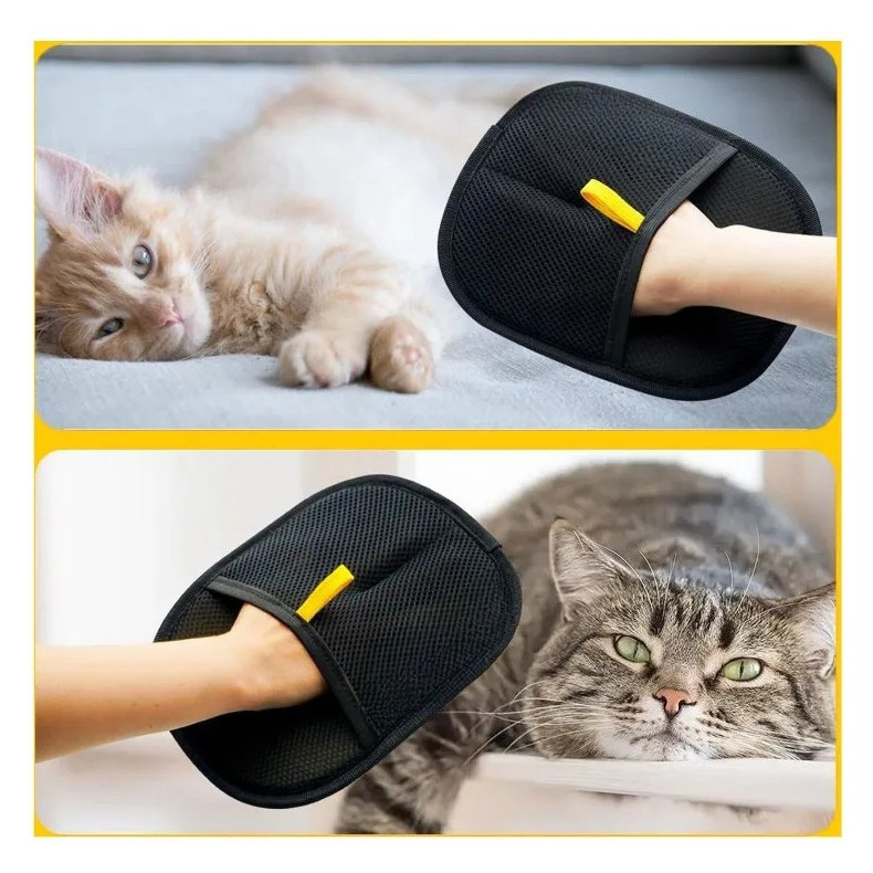 1 pc Pet Grooming Glove Hair Remover Brush for Dogs & Cats Furniture Clean