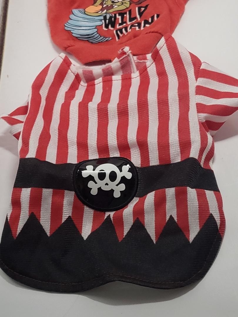 3 XTRA SMALL DOG OUTFITS AND HARNESS