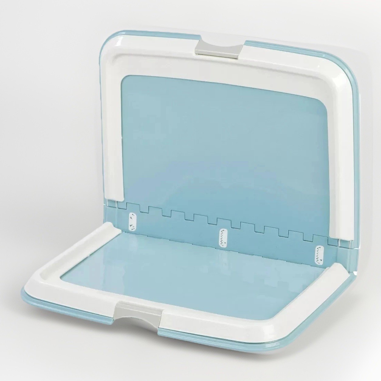 IRIS USA Neat N Dry Extra Large Pet Training Pad Holder Fits 23.5″x35.5″ Blue