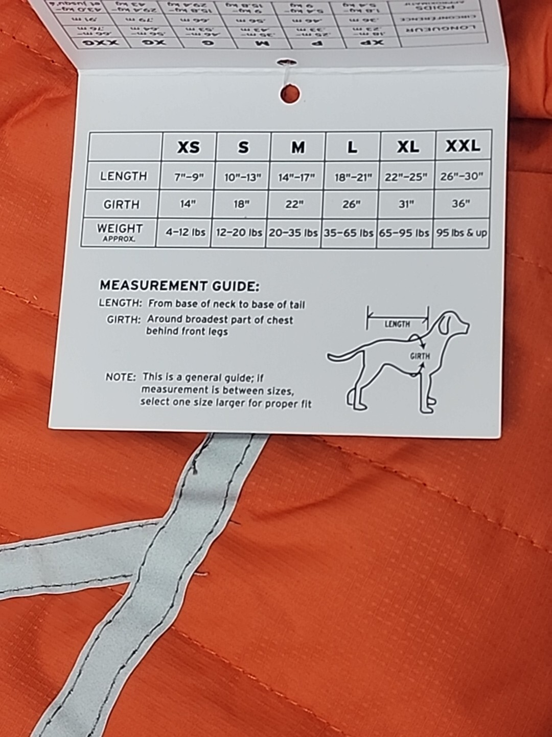 Eddie Bauer Pet Apparel DOG Jacket Fleece Cold Winter Coat LARGE 35-65 lbs NWT