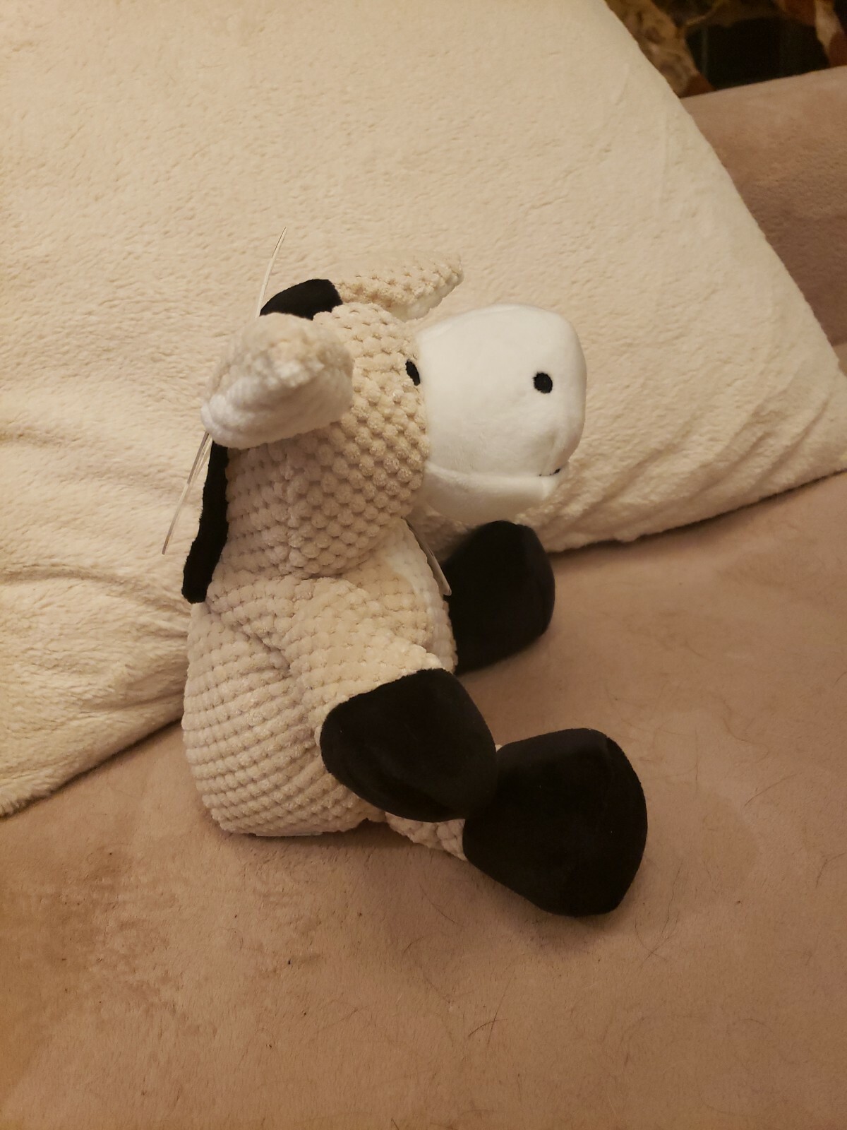 Godog Checkered Plush Donkey Chew Guard Large