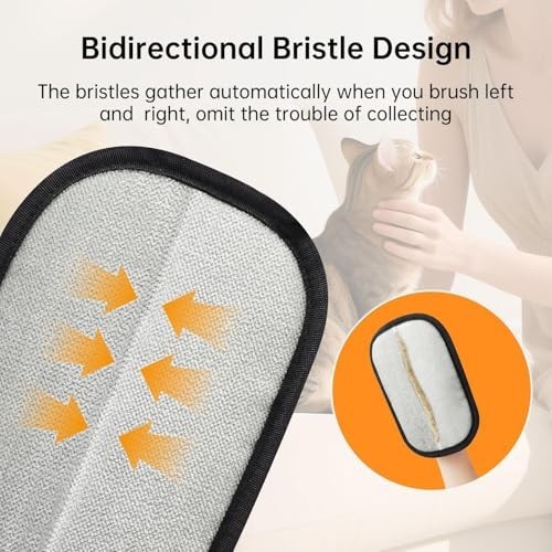 Cat Hair Remover Furniture,Electrostatic Pure Path Pet Dog Hair Remover Glove…