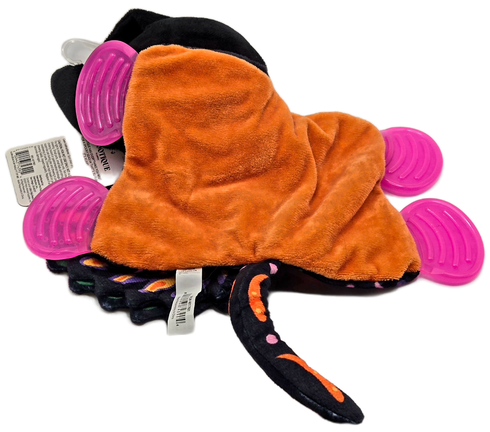 Dog Toys Bootique Witches Hat Pet Bed Spider Rope Plush goDog Furballz Spider