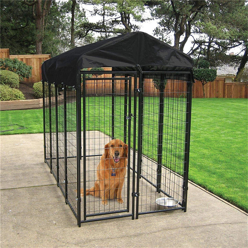 Jumbo Outdoor Dog Kennel Heavy Duty Pet Playpen Pre-galvanized Animal Cage Fence