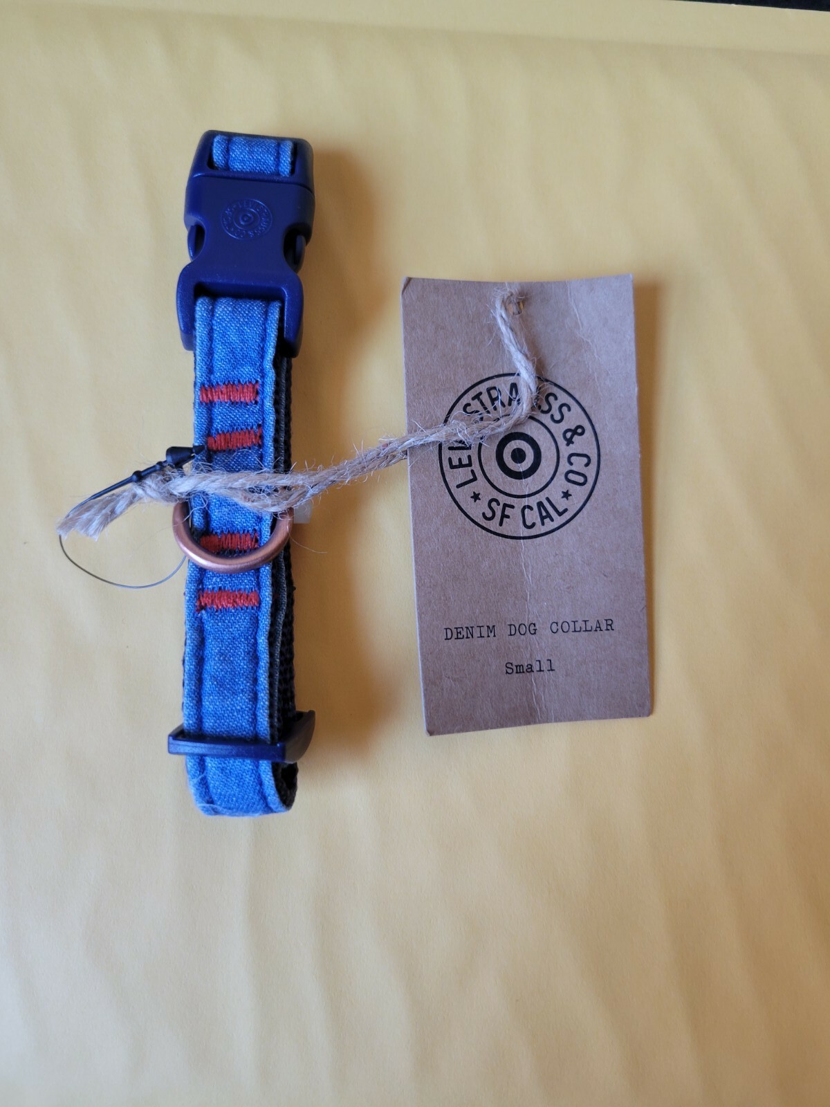 Brand New LEVI’S X TARGET BLUE DENIM Dog Collar, XS,S, M, L, XL