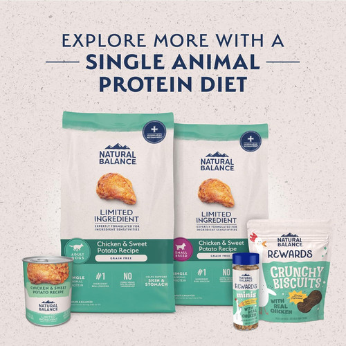 Natural Balance Limited Ingredient Small Breed Adult 4 Pound (Pack of 1)