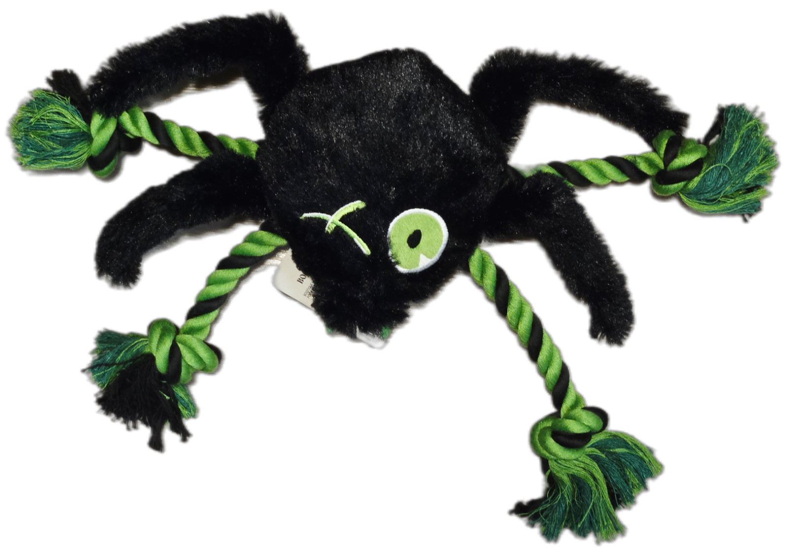 Dog Toys Bootique Witches Hat Pet Bed Spider Rope Plush goDog Furballz Spider