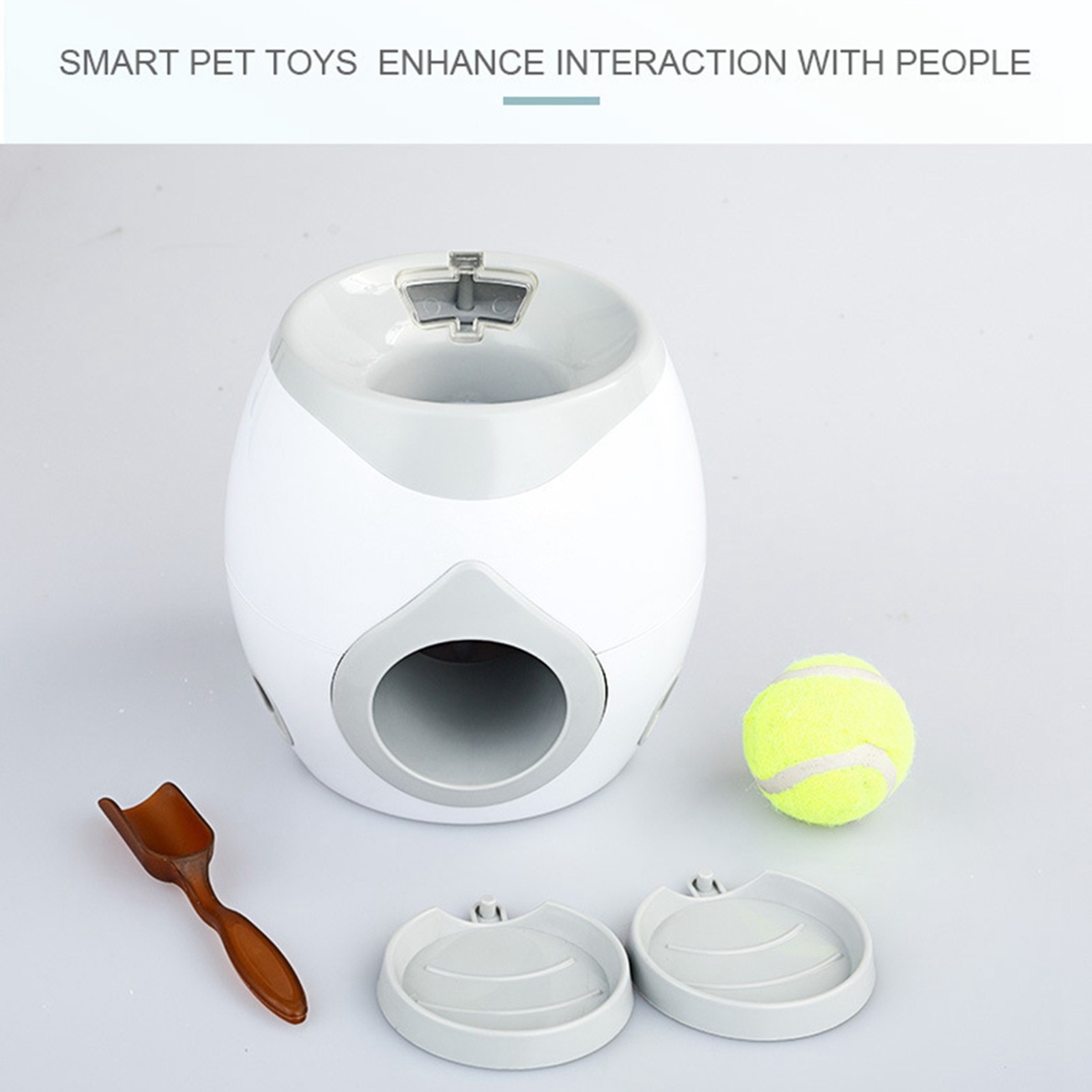 Automatic Dog Tennis Ball Launcher Interactive Fetch Training Machine