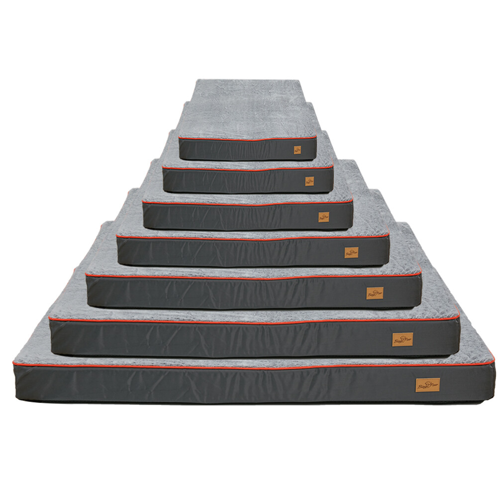 All Size S-XXXL Waterproof Orthopedic Dog Bed Solid Foam Pet Crate Bed Zip Cover