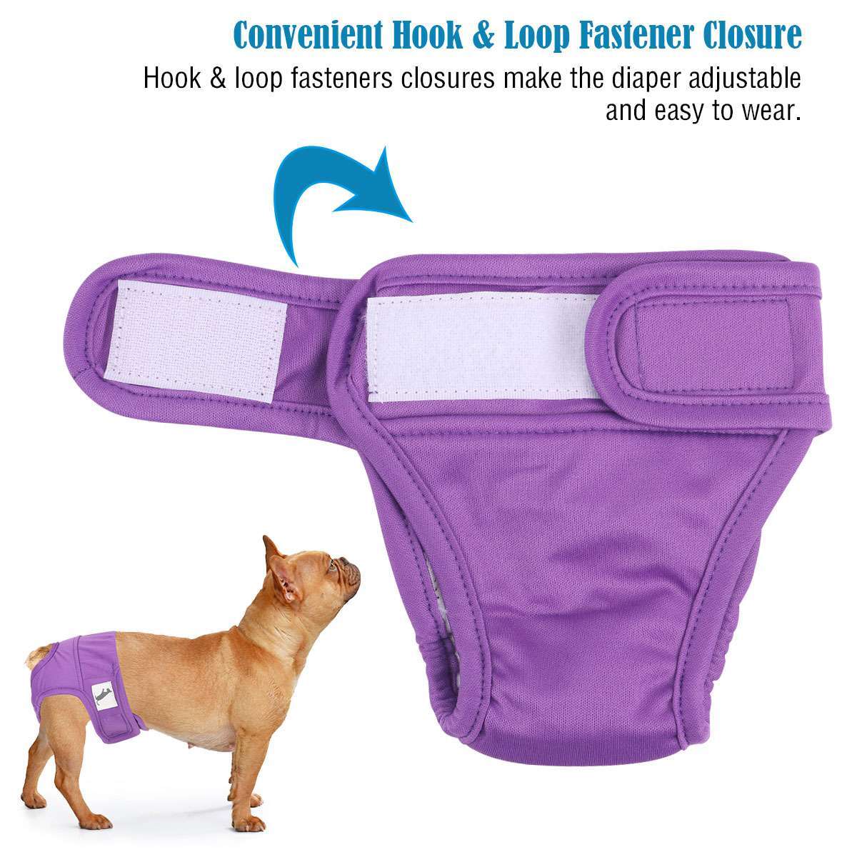 3PACK Female Dog Diapers Cat Waterproof Leak Proof Washable Reusable S M L 2XL