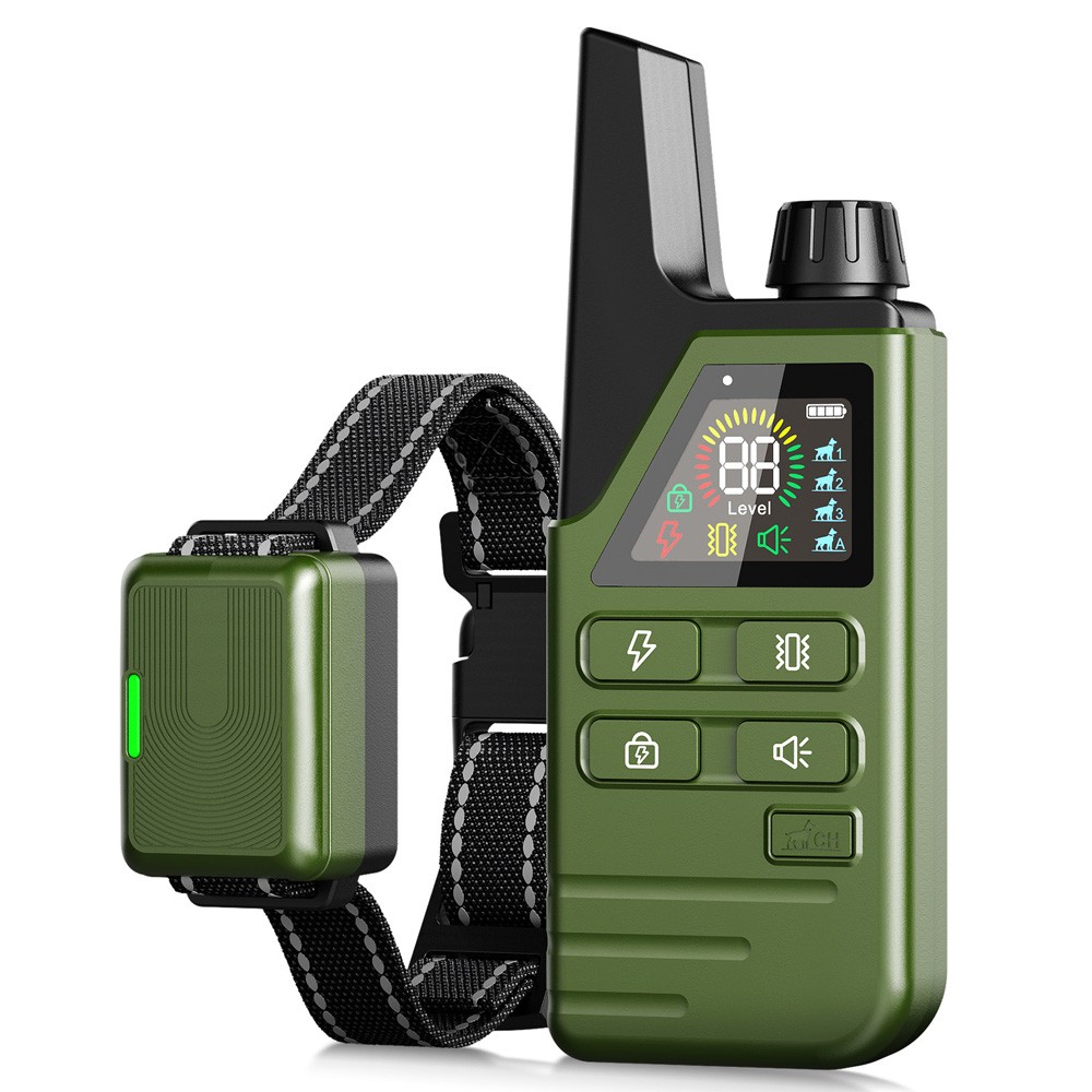 Dog Training Collar 4500FT Remote Rechargeable Waterproof Shock E-Collar 2 Dogs