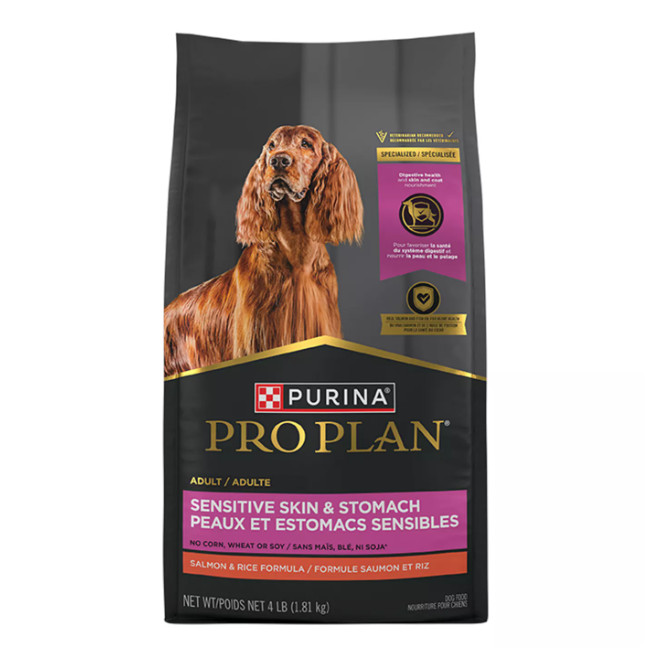Purina Pro Plan Sensitive Skin & Stomach Adult Dog Food Salmon & Rice 40 lb