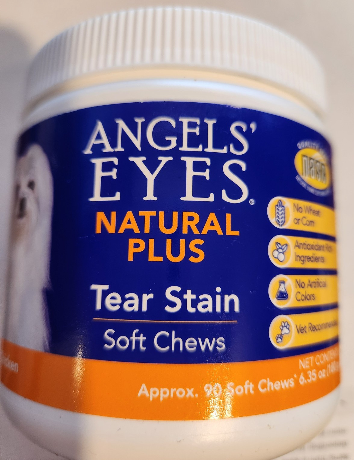 2 x Angels’ Eyes Tear Stain Chicken Flavored Natural Soft Chews for Dogs, 90ct