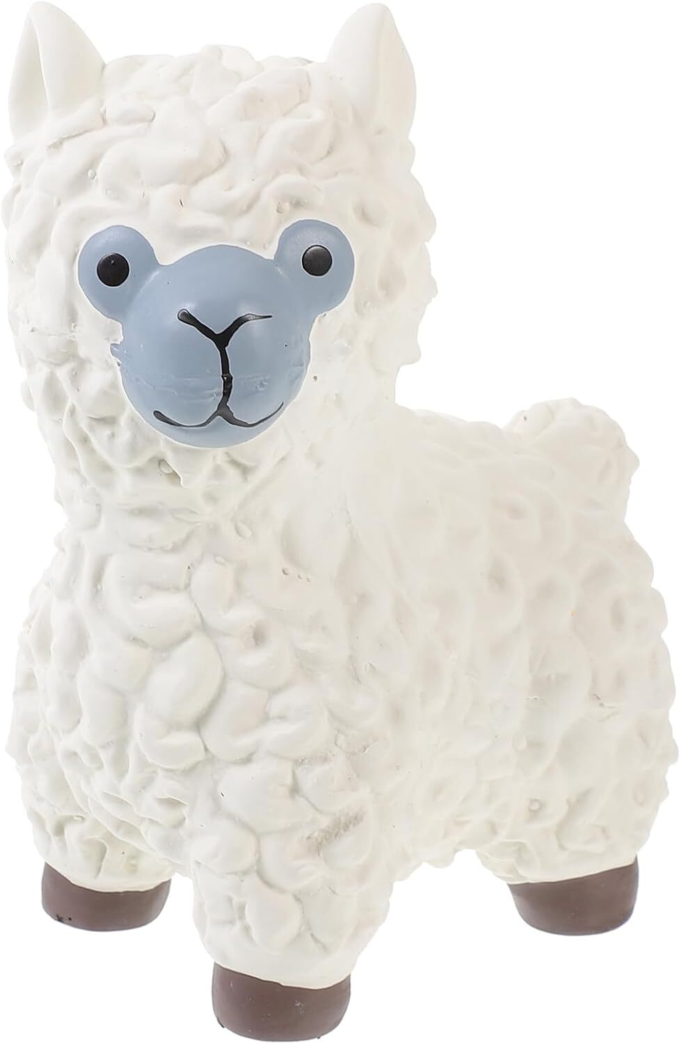 LUOZZY Dog Squeaky Toy Cartoon Sheep Soft Latex Puppy Size M, As Shown
