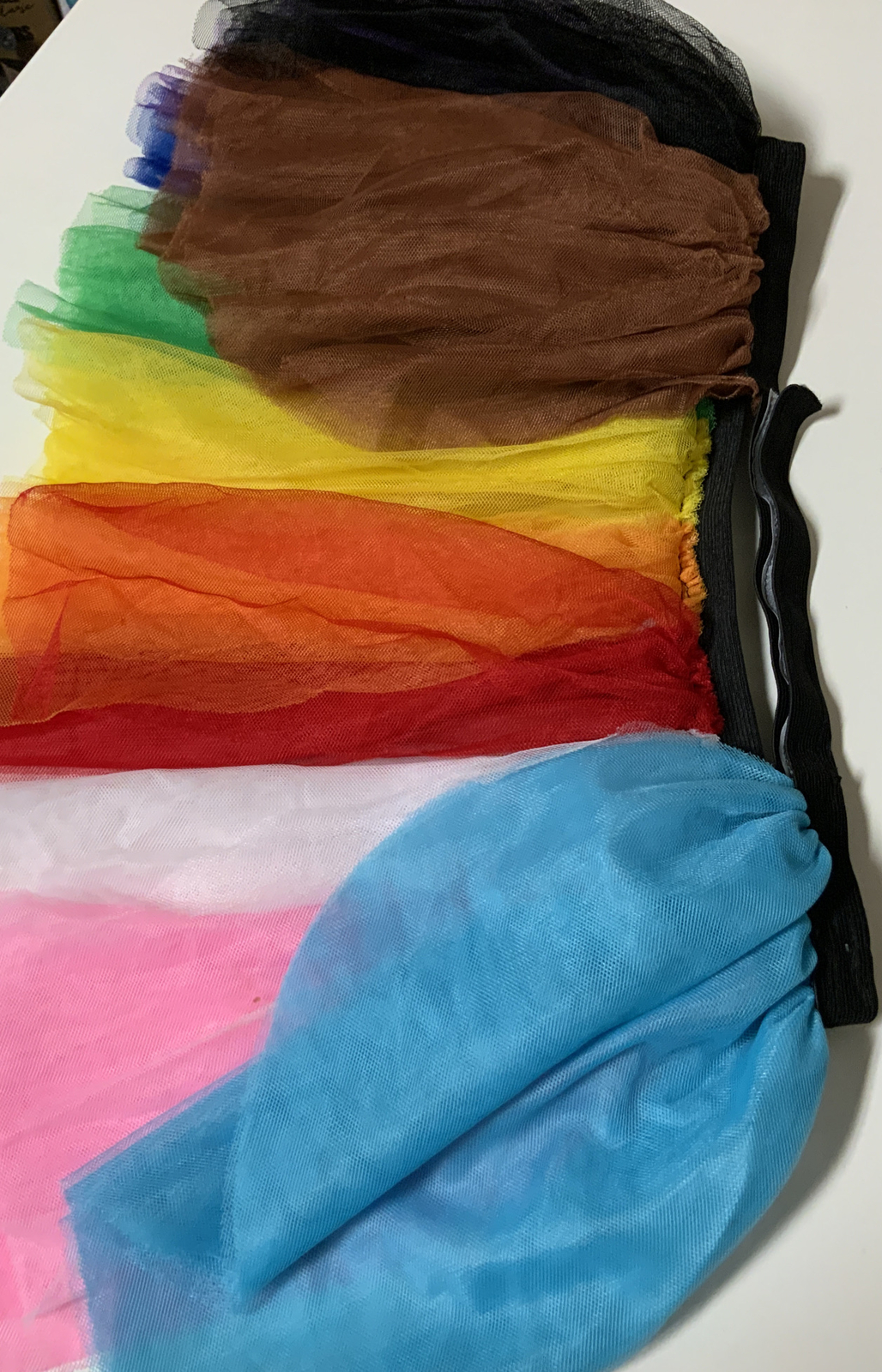 🏳️‍🌈 PRIDE MULTICOLOR SKIRT FOR DOGS, SIZE XL, 🆕 As Shown