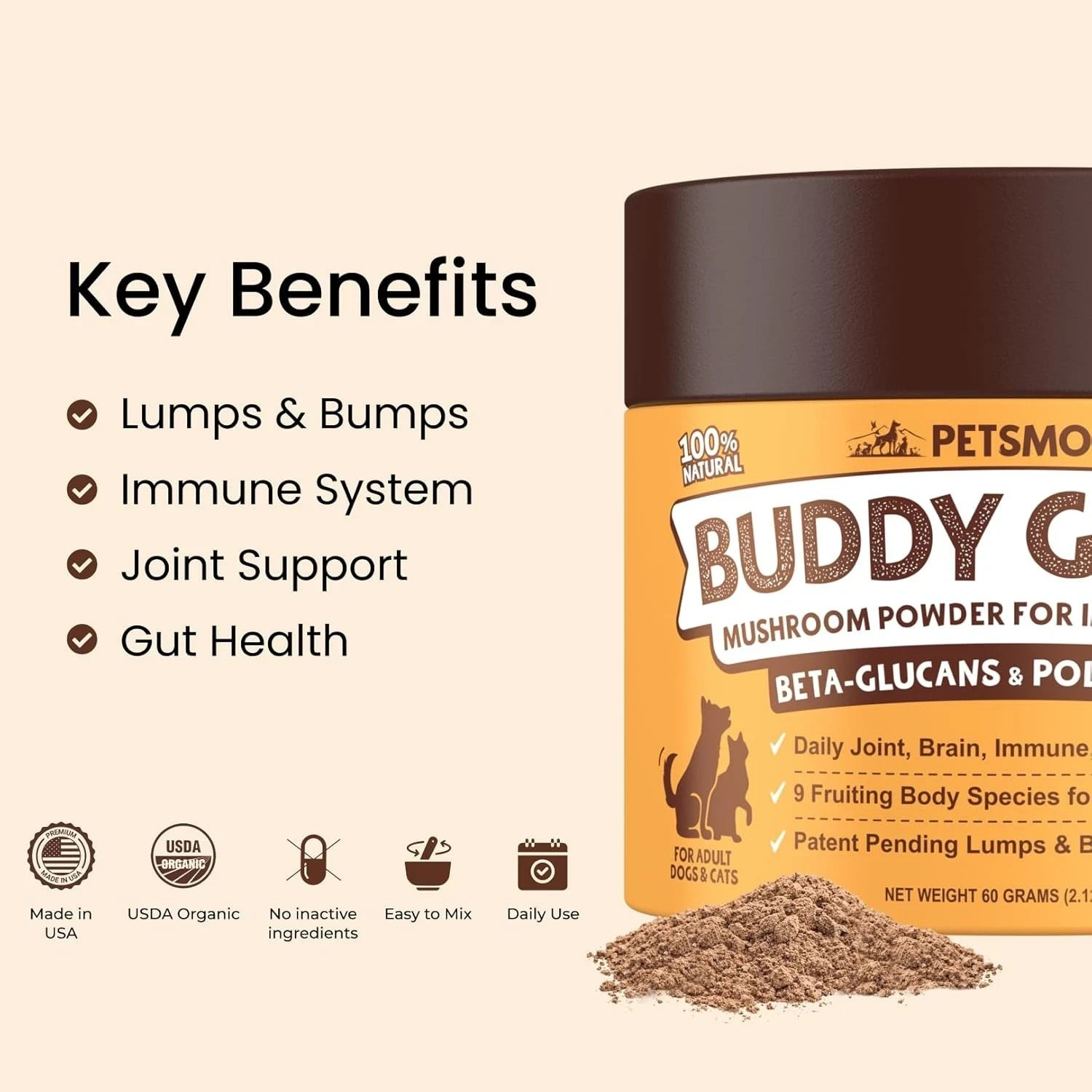 Petsmont Buddy Guard for Lumps and Bumps, Lipoma Dogs & Cats, Patent…