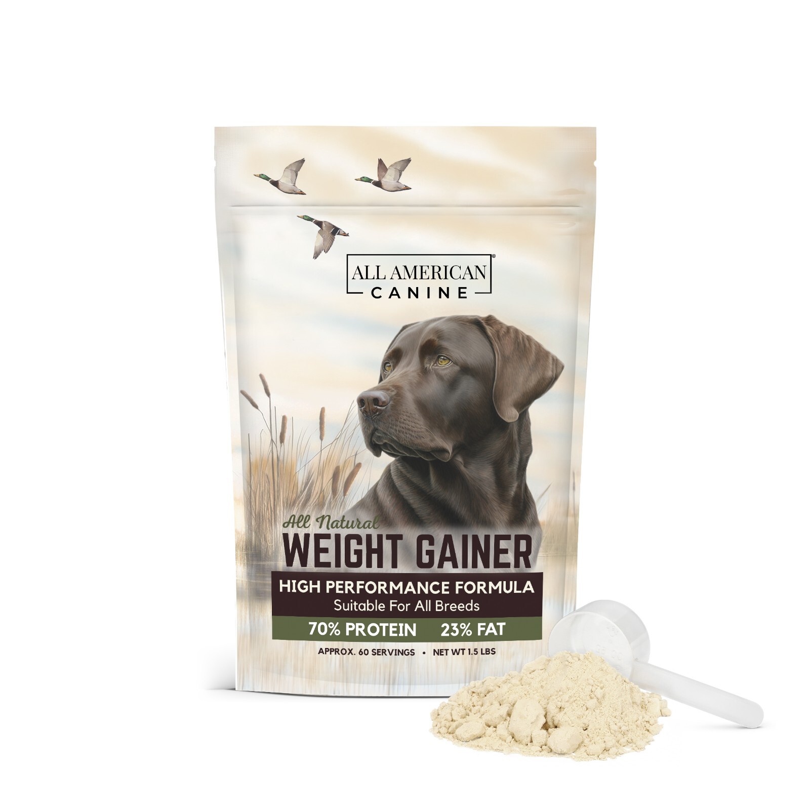 Dog Weight Gainer – Dog Protein Powder – High Calorie Dog Food Supplement