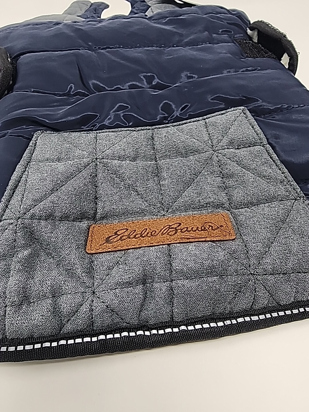 NWT Eddie Bauer Pet Apparel DOG Jacket Fleece Cold Winter Coat MEDIUM 20-35lbs.