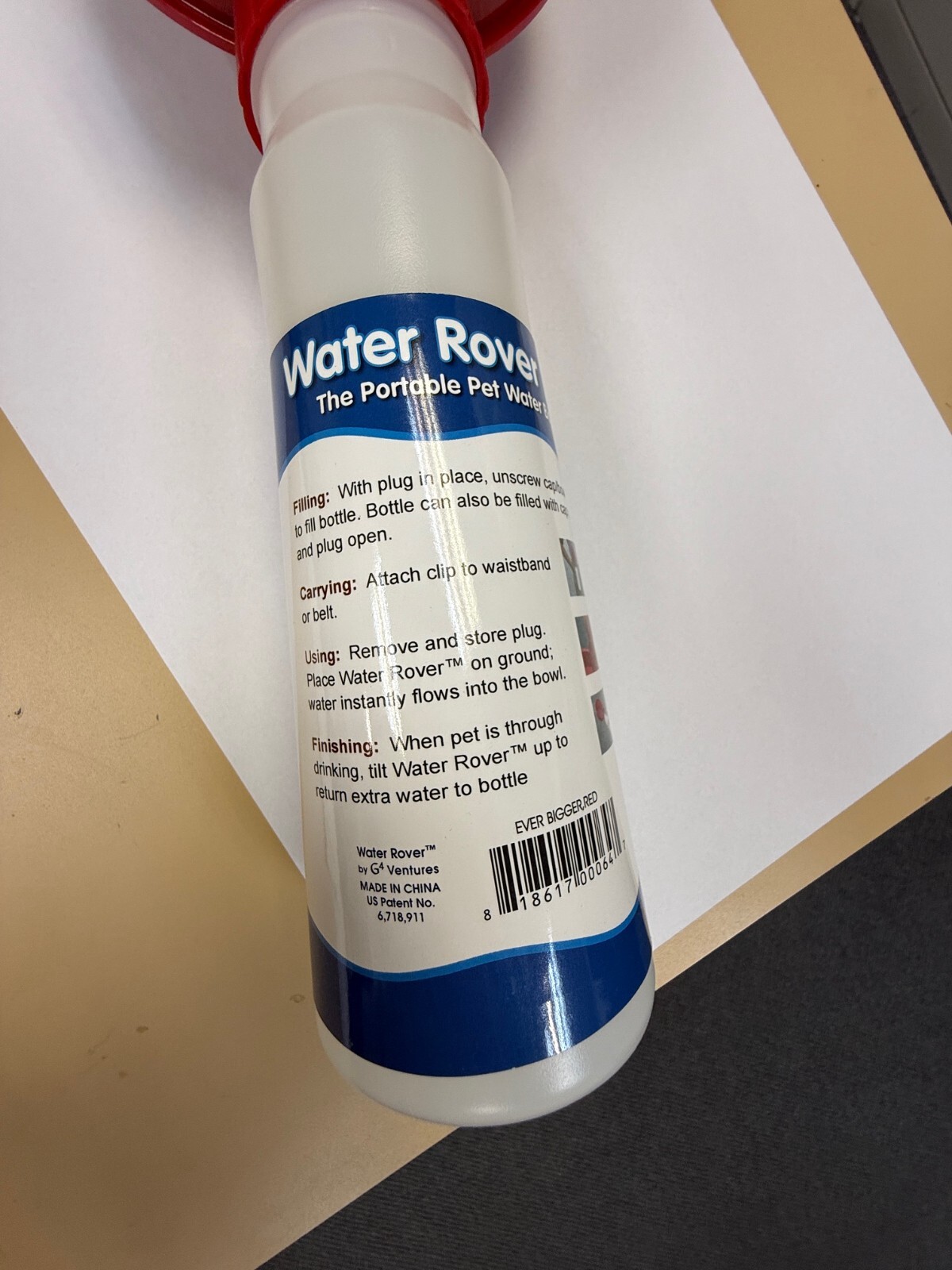 12 PIECES OF WATER ROVER FOR DOGS / PETS- master carton