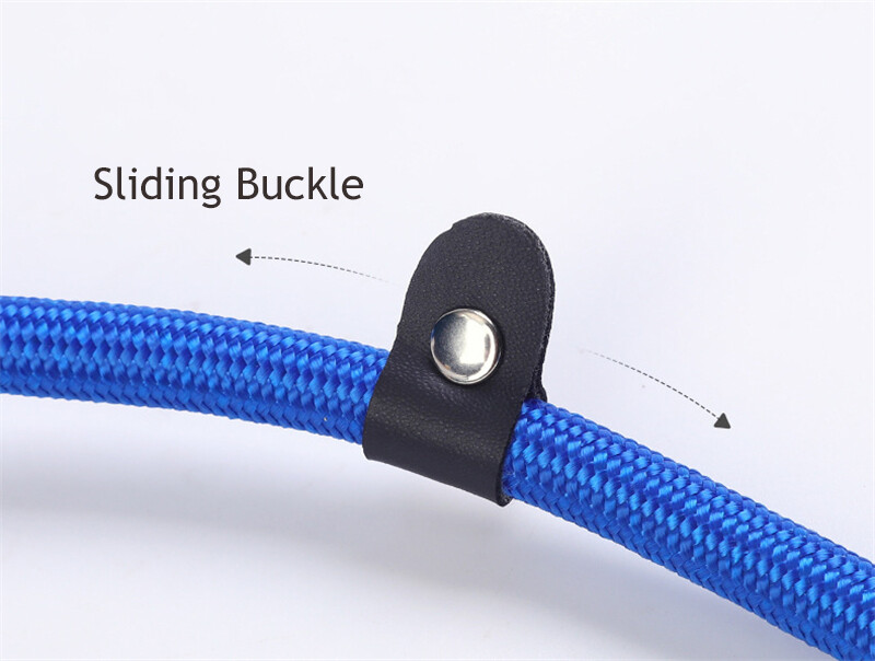 Dog Nylon Adjustable Loop Slip Rope Leash Lead Training Choke Pet Collar 130cm