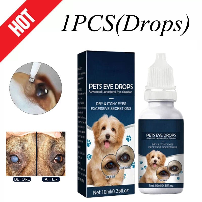 Cataract Drops for Dogs,Dog Eye Drops,Improve Vision Clarity,Improve Eye Visi