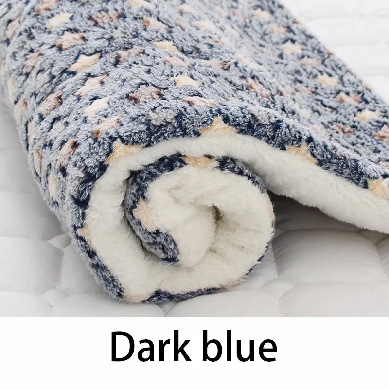 Flannel Pet Sleeping Mat Dog Bed Cat Litter Puppy Bed Dog Sofa Lovely Mattress