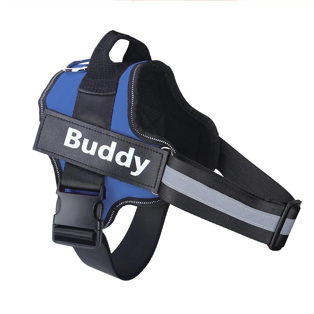 Custom Dog Harness with Name Reflective No Pull Adjustable Pet Vest