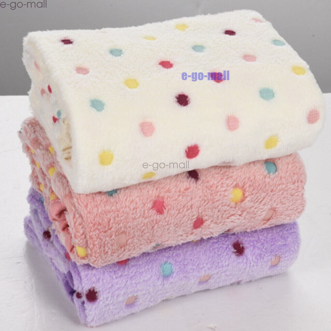 1/2pc Soft Cute Animal Pet Blanket Flannel Throw for Dog Puppy Cat Puppy S/Large