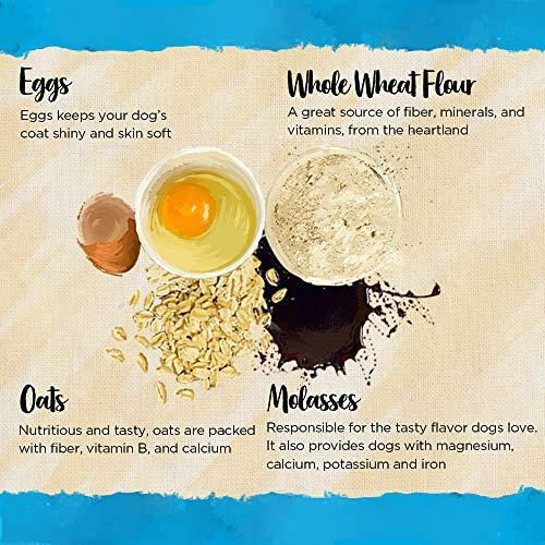 Blue Dog Bakery Natural Dog Treats, More Crunch Large, Assorted Flavors, 3lb. (1