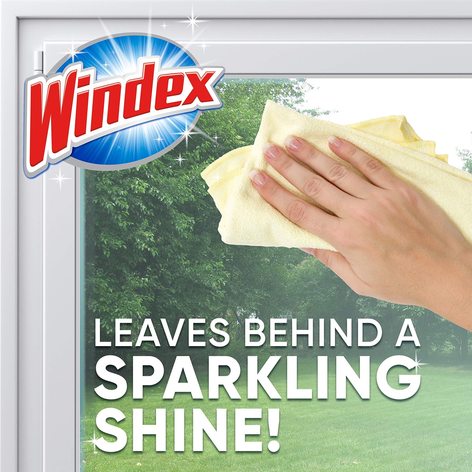 Windex Foaming Glass Cleaner, Fresh, 20 oz Aerosol Spray, 6/Carton (333813)