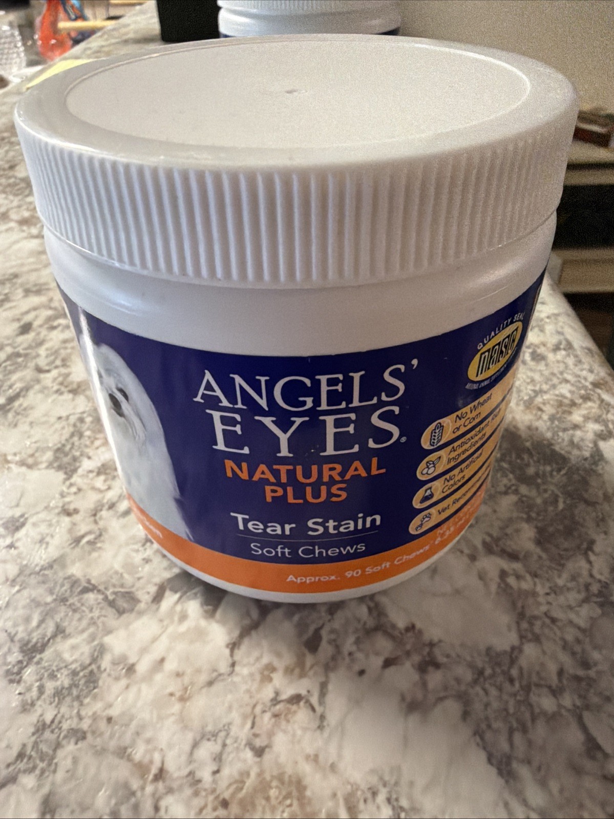 Angels’ Eyes Chicken Flavored Natural Soft Chews for Dogs & Cats, 90ct