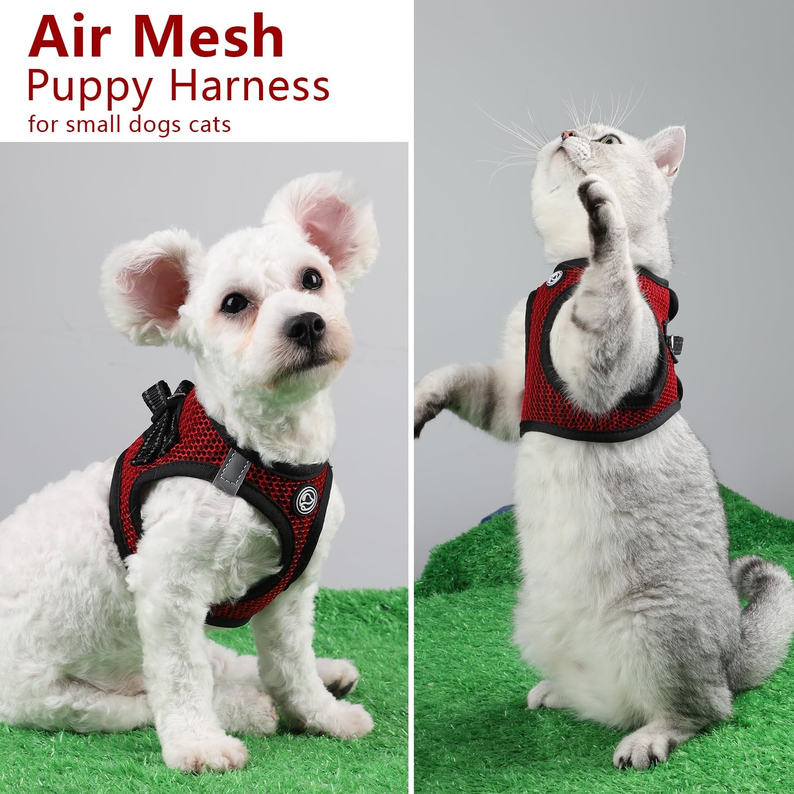 Dog Harness for Medium Dogs Chihuahua Harness Tiny Dog Harness for Cats Dogs