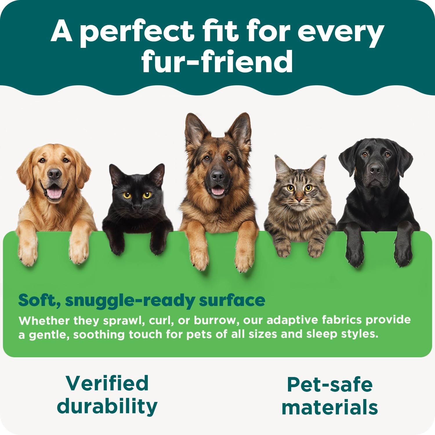 Furhaven Replacement Dog Bed Cover Jumbo (X-Large) (Pack of 1), Deep Lagoon