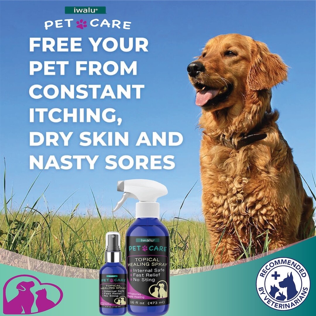 DOG SKIN IRRITATION TREATMENT Best Anti Itchy Skin & Coat Relief Pet Essentials
