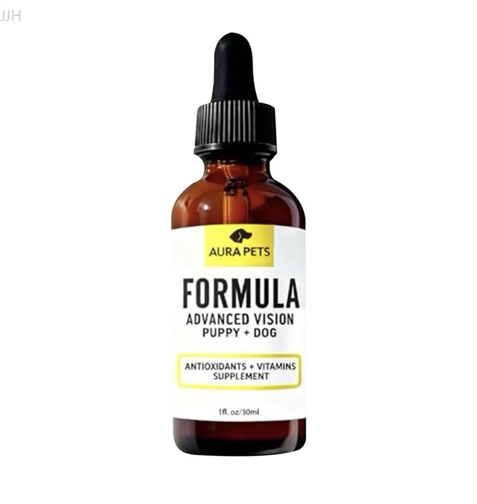 30ml AuraPets Vision Formula for Dogs with Lutein, Advanced Eye Care Supplement