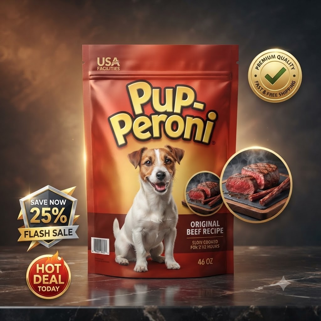 Pup-Peroni Dog Treats Original Beef Flavor 46 oz Soft Chewy Snacks