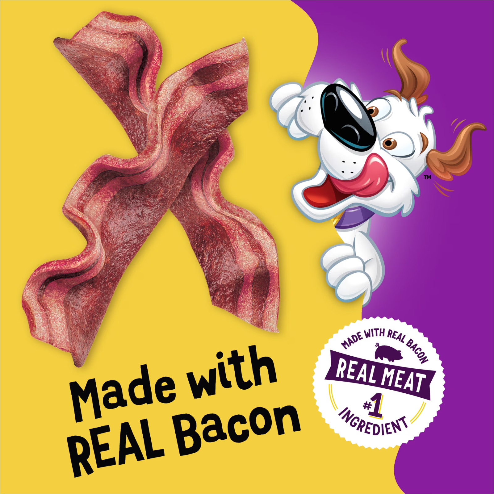 3 PACK – Purina Beggin’ Strips Bacon Flavor Soft Dog Treats Tender Chews, 40 oz