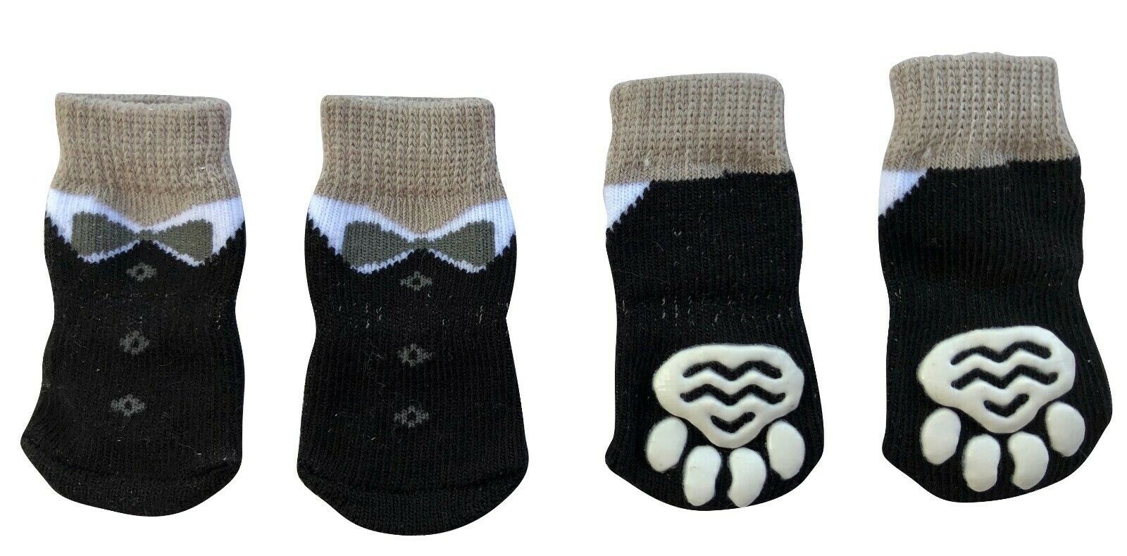Dog Puppy Anti-slip Socks For Tiny & Small Breeds 40 Designs S M L XL