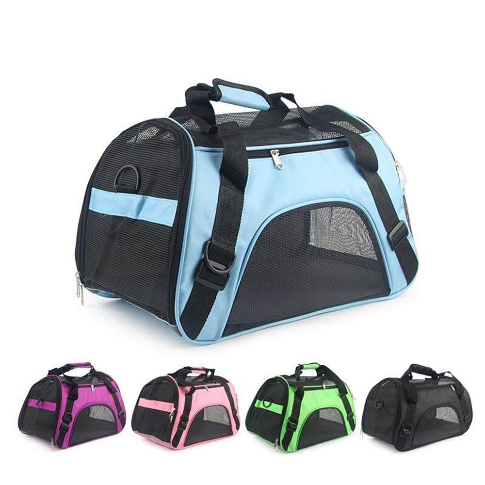 M/L Pet Carrier Bag Airline Approved Portable Soft Dog Cat Puppy Travel Cage Bag