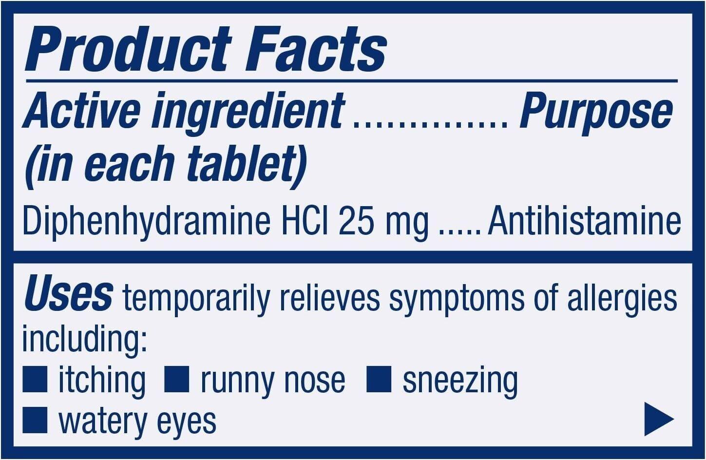 Itch Allergy Dog Pet Fast Relief Chewable Tablet Itchy Pets Supplement 100 Count