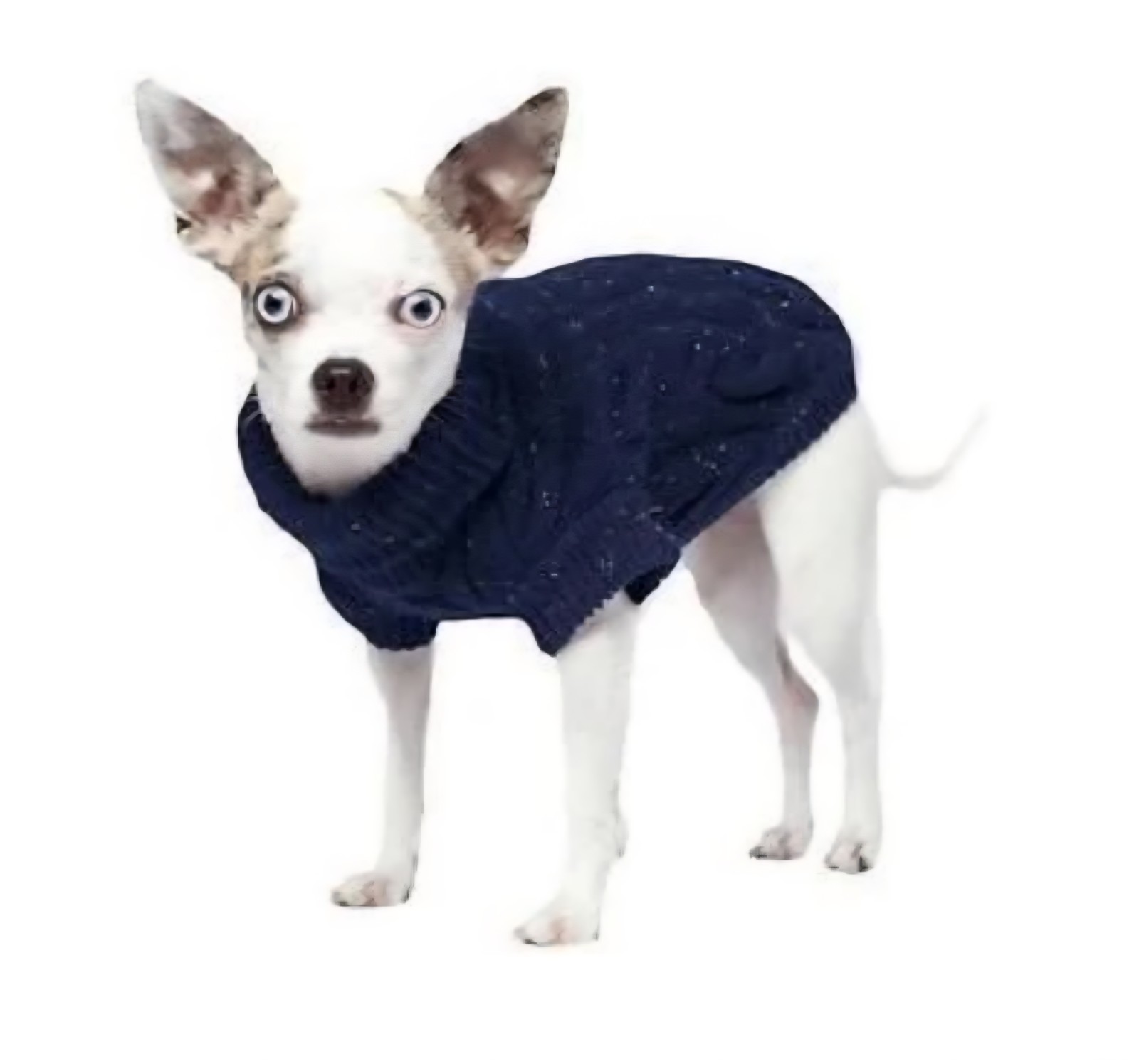 Canada Pooch 26 CAMBRIDGE CABLEKNIT flecked DOG SWEATER 26″ 55-65lbs