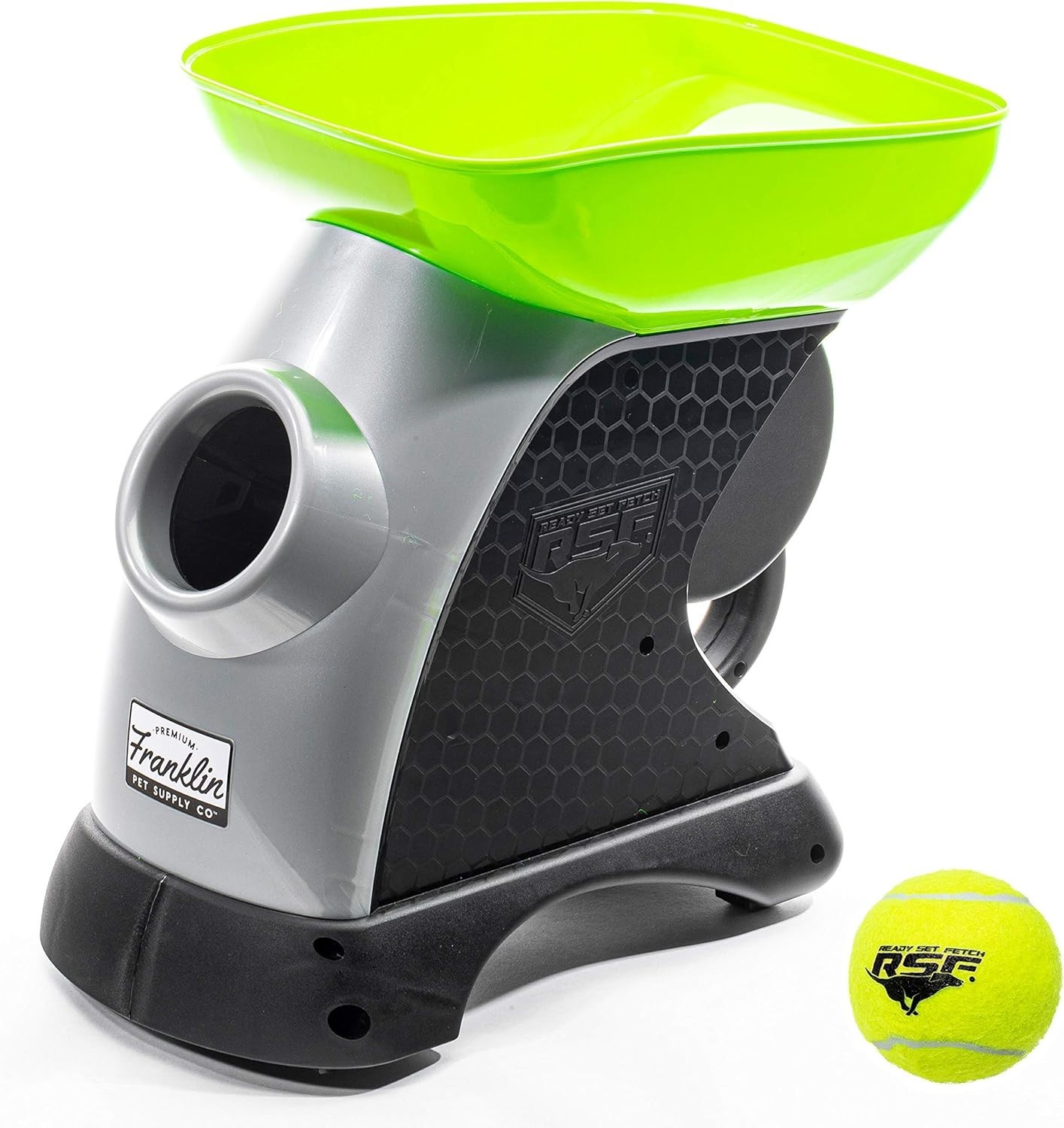 Automatic Tennis Ball Launcher for Dogs, Interactive Fetch Toy, Portable Design