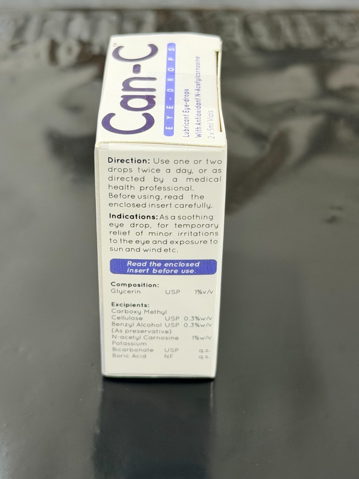 Pack of 3 Can-C Eye Drops New and Latest products (EXP. Date : 10/2027 )