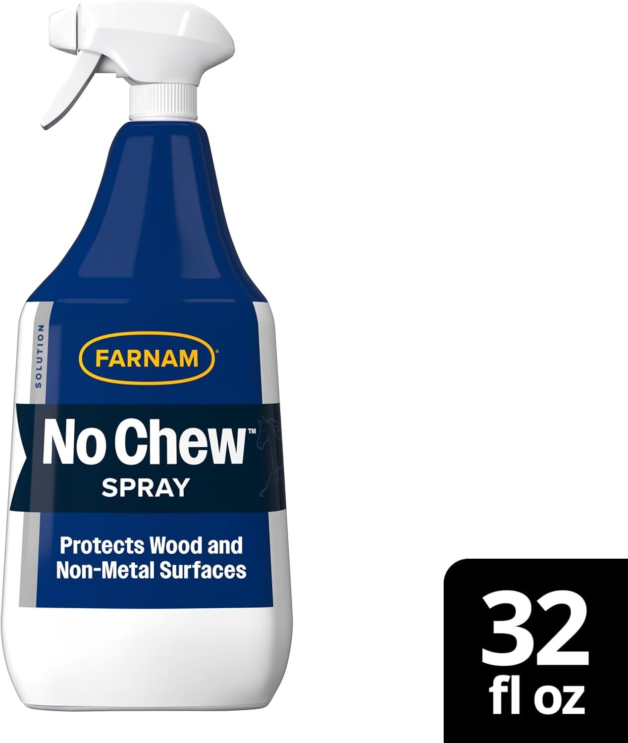 Bitter Tasting No Chew Spray – 32 Oz for Horses – Safe and Effective Protection