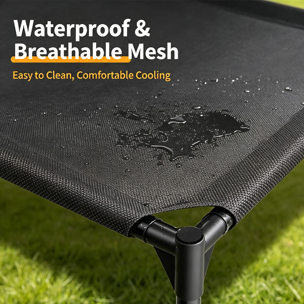 Elevated Dog Bed Pet cot for Large Dog Portable Raised Dog Cot Indoor and Outd