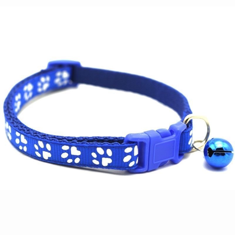 Reflective Nylon Cat Collar with Bell Adjustable Safety Collar for Cats & Dogs