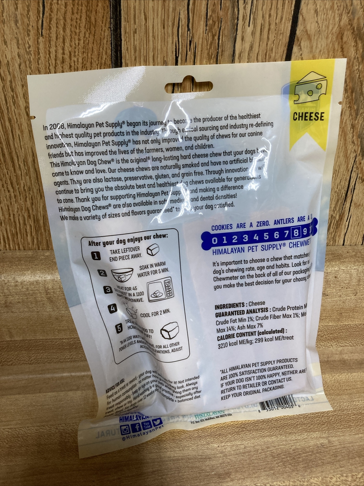 Himalayan Mixed Dog Chew, 9.9oz, 3-Piece Exp 02/29