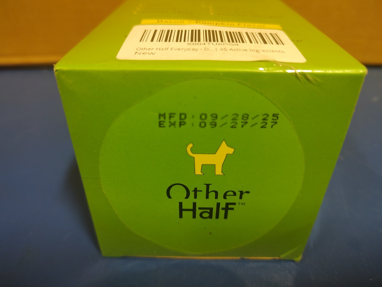 Other Half Daily Dog Supplement Powder Bacon Pumpkin Well-Being Digestion Aid